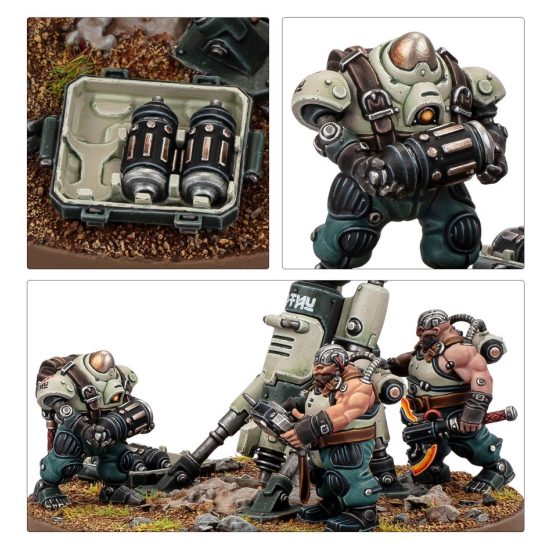 Warhammer 40k: Leagues of Votann – Cthonian Earthshakers (2 działa)